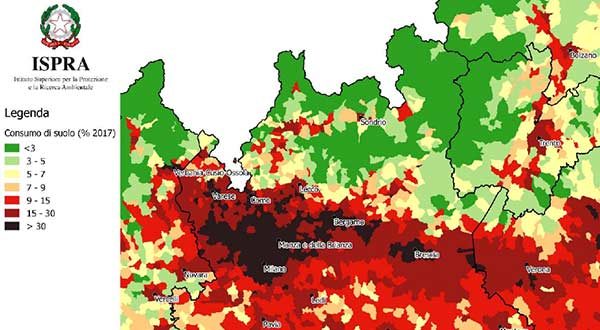 Ispra-Consumo-suolo-2018-Provincia-di-Monza-maglia-nera-600x330